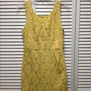 Yellow lace dress
